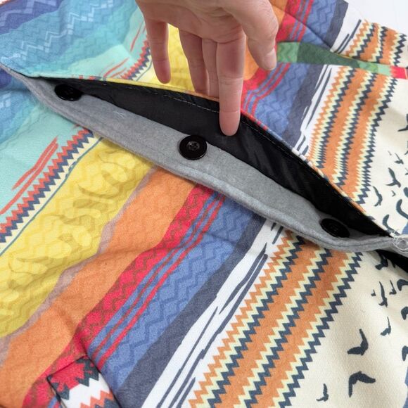 Order Plus Coat Women 3XL Jacket Long Multicolor Southwest Art to Wear Artsy new - Picture 5 of 8